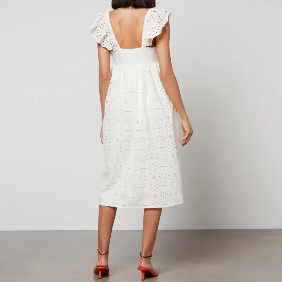 Dresses|Dresses|Stine Goya Baum Und Pferdgarten Ashaki Organic Cotton Midi Dress - EU 34/UK 6