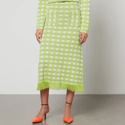 Skirts|Skirts|Dr. Martens Baum Und Pferdgarten Callis Jacquard-Knit Midi Skirt - XS
