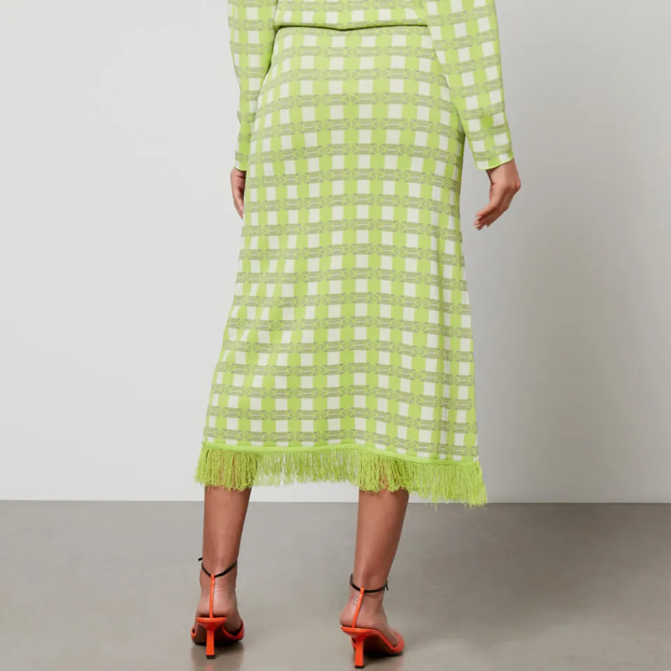 Skirts|Skirts|Dr. Martens Baum Und Pferdgarten Callis Jacquard-Knit Midi Skirt - XS