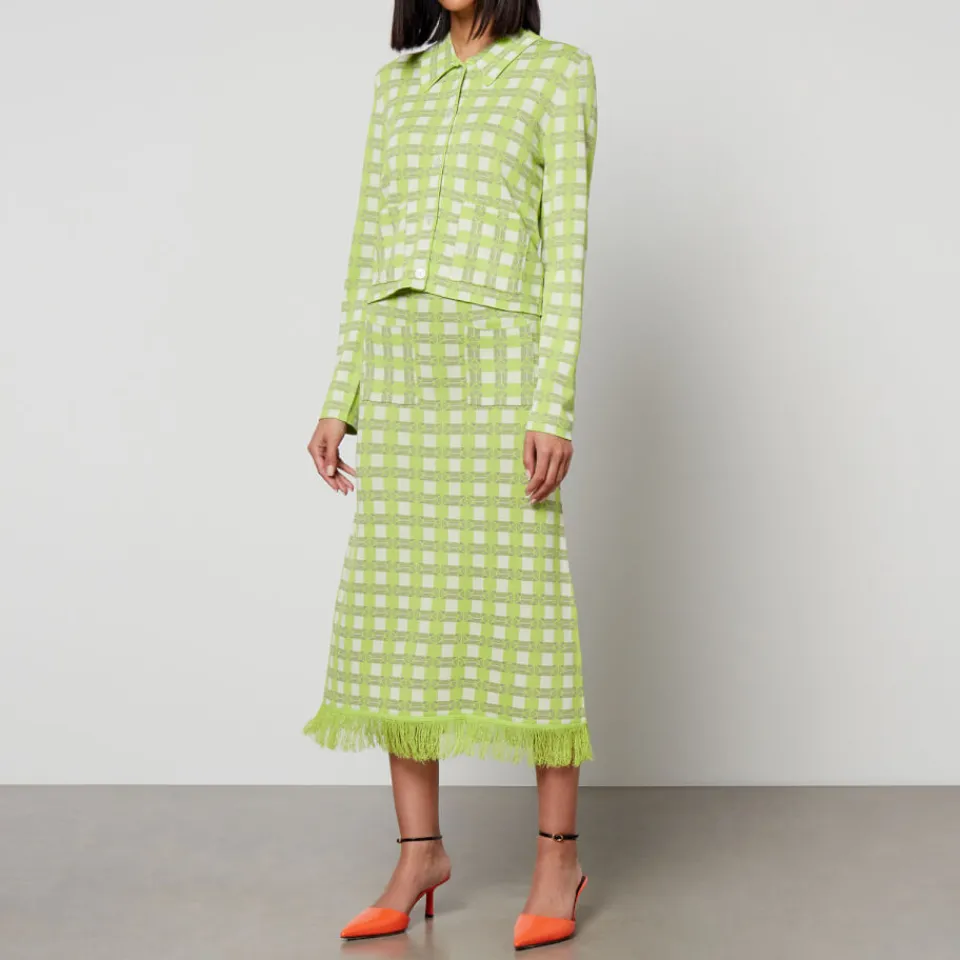 Skirts|Skirts|Dr. Martens Baum Und Pferdgarten Callis Jacquard-Knit Midi Skirt - XS