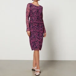 Dresses|Dresses|Stepney Workers Club Baum Und Pferdgarten Janis Floral-Print Mesh Dress - XS