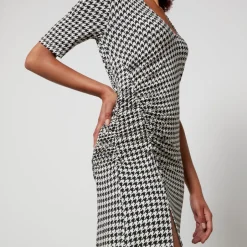 Dresses|Dresses|ïn home Baum und Pferdgarten Jeannette Houndstooth Jersey Dress - XS
