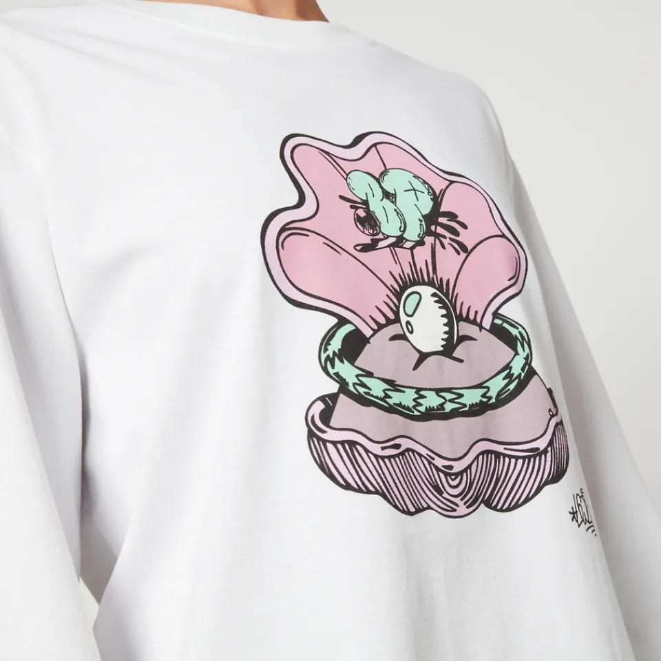 T-Shirts And Tops|Maison Kitsuné Baum Und Pferdgarten Jeevana Printed Organic Cotton-Jersey Top - XS