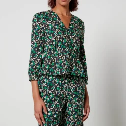 T-Shirts And Tops|Dr. Martens Baum und Pferdgarten Mayzie Floral-Print Organic Cotton Top - EU 34/UK 6