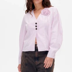 T-Shirts And Tops|Shirts And Blouses|Baum Und Pferdgarten Millea Cotton-Poplin Shirt - EU 38/UK 10