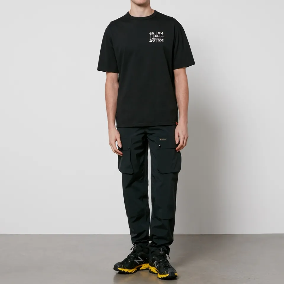 T-Shirts|T-Shirts|Belstaff Centenary Double Logo Cotton-Jersey T-Shirt - M
