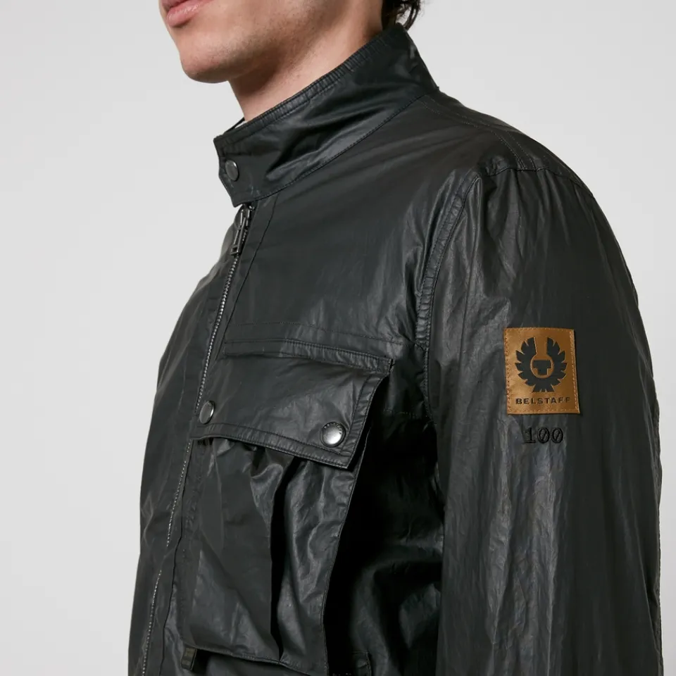 Jackets|Coats|Dr. Martens Belstaff Centenary Racer Waxed Cotton-Blend Jacket - IT 46/S