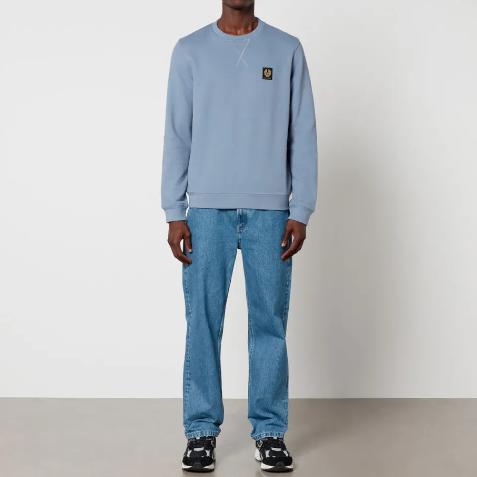 Sweatshirts|Belstaff Loopback Stretch-Cotton Jersey Sweatshirt - S