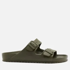 Sandals & Slides|Sandals|Birkenstock Men's Arizona Eva Double Strap Sandals - Khaki - UK 7.5