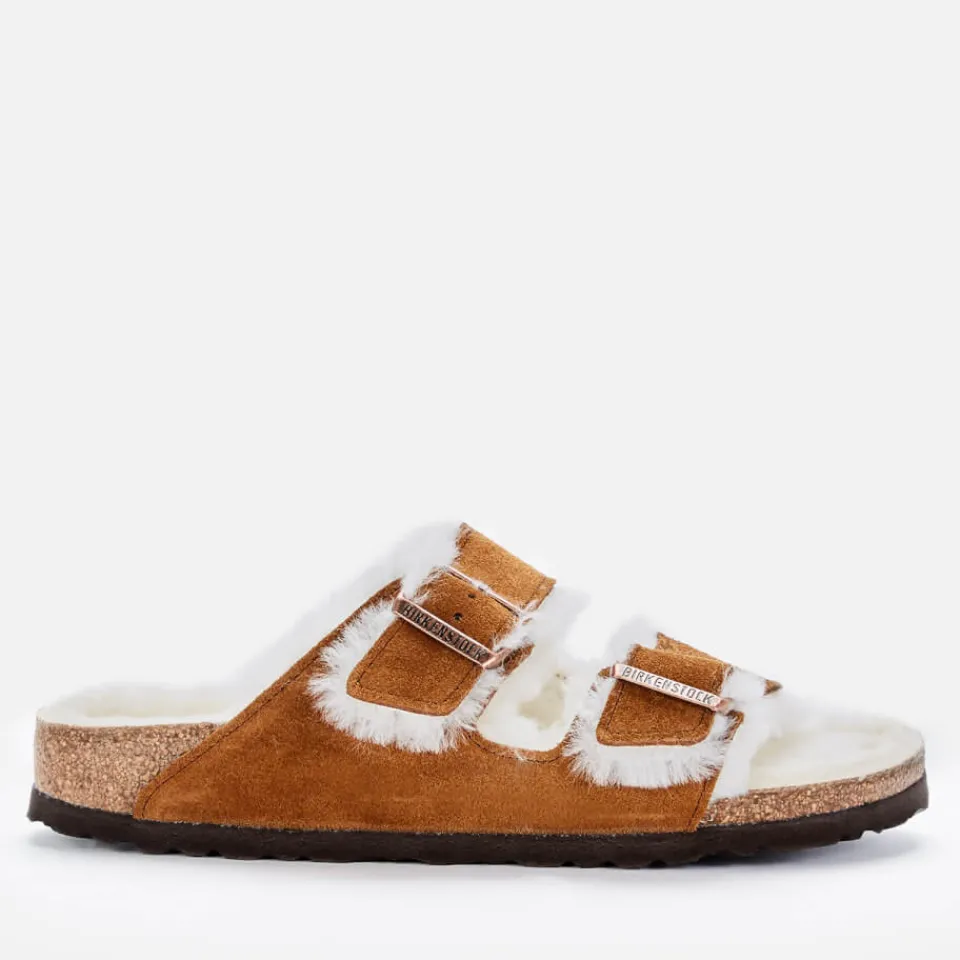 Sandals & Slides|Sandals|Dr. Martens Birkenstock Women's Arizona Shearling Slim-Fit Sandals - UK 3.5