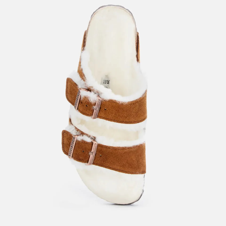 Sandals & Slides|Sandals|Dr. Martens Birkenstock Women's Arizona Shearling Slim-Fit Sandals - UK 3.5