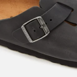 Sandals & Slides|Sandals|Birkenstock Women's Boston Oiled Leather Mules - Black - EU 36/UK 3.5