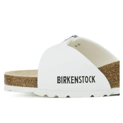 Flats|Birkenstock Women's Madrid Slim Fit Single Strap Sandals - Black