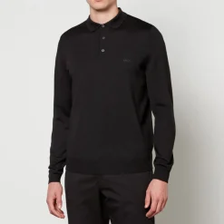 T-Shirts|T-Shirts|Dr. Martens BOSS Black Bono Wool Polo Shirt - S
