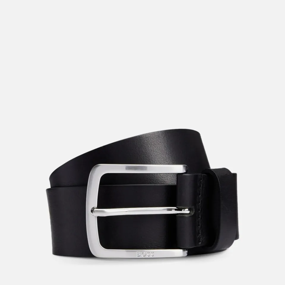 Belts|BOSS Black Joris Leather Belt - 90cm
