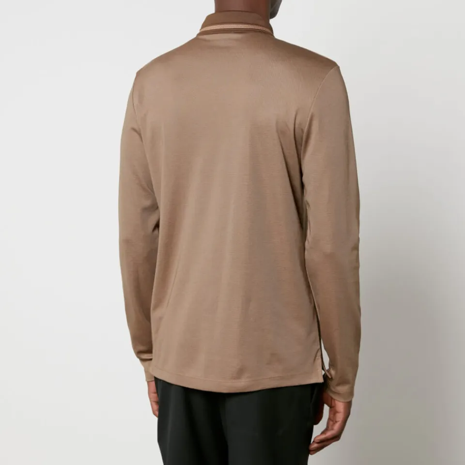 Polo Shirts|BOSS Black Pleins 23 Cotton-Blend Jacquard Polo Shirt - S