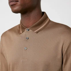 Polo Shirts|BOSS Black Pleins 23 Cotton-Blend Jacquard Polo Shirt - S