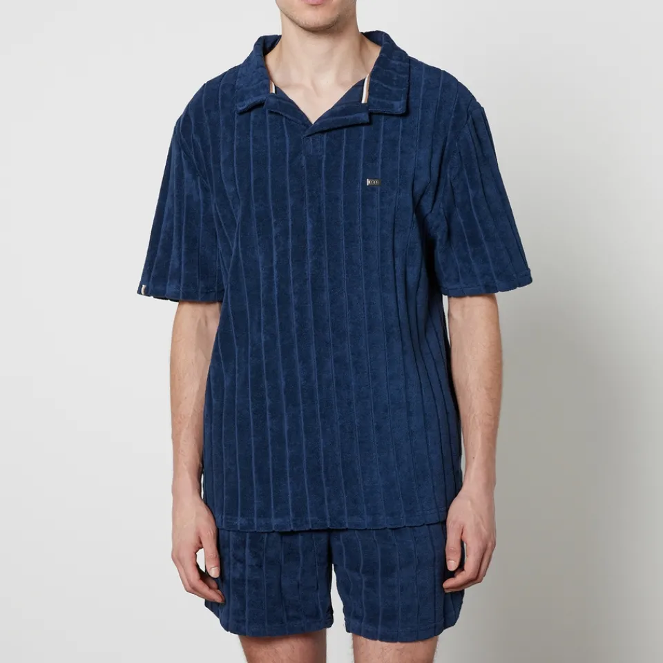 Polo Shirts|Dr. Martens BOSS Bodywear Cotton-Blend Terry Polo Shirt - S