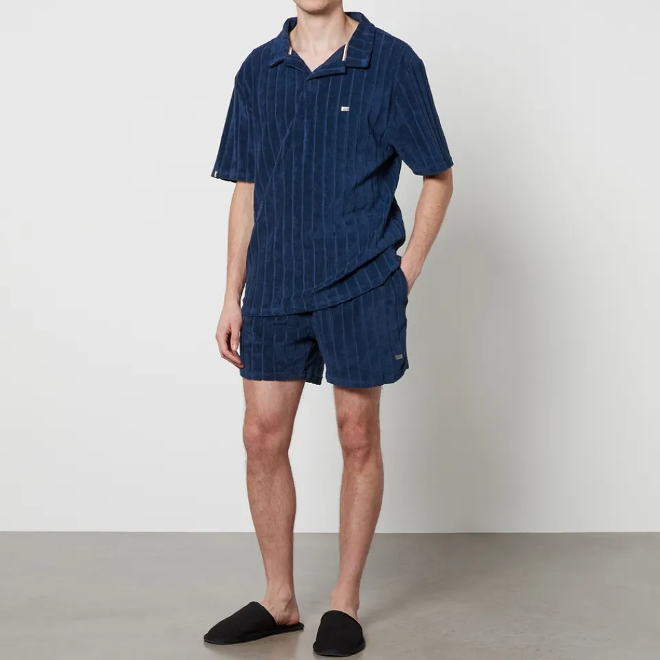 Polo Shirts|Dr. Martens BOSS Bodywear Cotton-Blend Terry Polo Shirt - S
