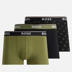 Underwear|ïn home BOSS Bodywear 3 Pack Power Jersey Boxer Trunks - S