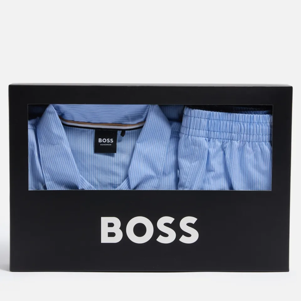 Loungewear|Nightwear|Dr. Martens BOSS Bodywear Cooper Striped Poplin Pyjama Set - S
