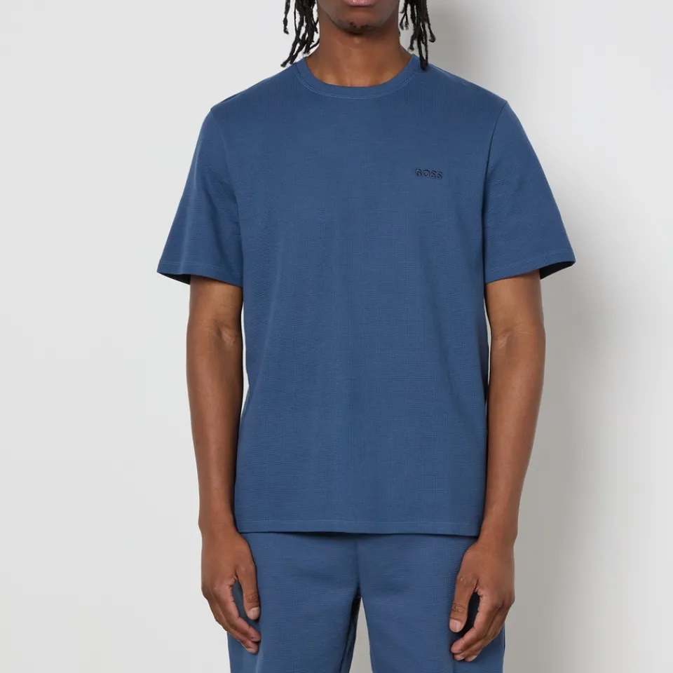 T-Shirts|T-Shirts|ïn home BOSS Bodywear Cotton-Blend Waffle Lounge T-Shirt - S