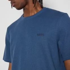 T-Shirts|T-Shirts|ïn home BOSS Bodywear Cotton-Blend Waffle Lounge T-Shirt - S