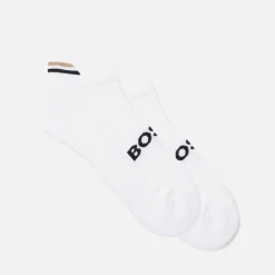 Underwear|Veja BOSS Bodywear Intarsia-Knit Cotton-Blend Logo Socks