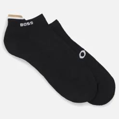 Underwear|BOSS Orange BOSS Bodywear Intarsia-Knit Cotton-Blend Logo Socks