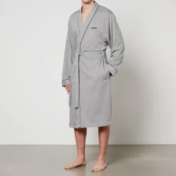Loungewear|Dr. Martens BOSS Bodywear Logo-Detailed Cotton Robe - M