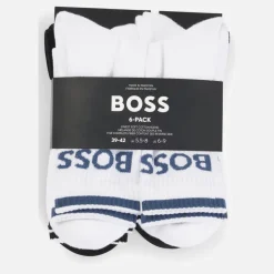 Underwear|KENZO BOSS Bodywear 6-Pack Cotton-Blend Sports Socks - UK 7-UK 11