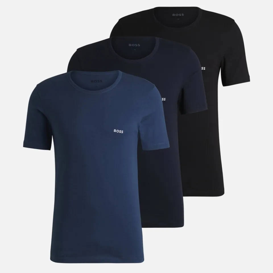 T-Shirts|T-Shirts|Mallet BOSS Bodywear 3-Pack Cotton-Jersey T-Shirts - S
