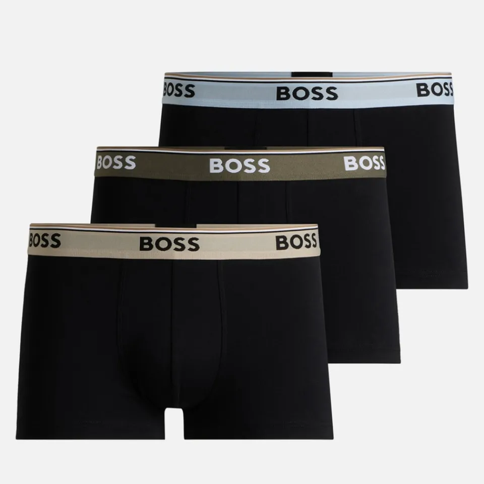 Underwear|Dr. Martens BOSS Bodywear 3-Pack Power Cotton-Blend Boxer Trunks - S