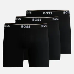 Underwear|Mallet BOSS Bodywear 3-Pack Power Jersey Long Boxer Breifs - S