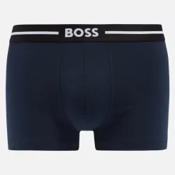 Underwear|BOSS Bodywear Three-Pack Bold Stretch-Cotton Boxer Trunks - S