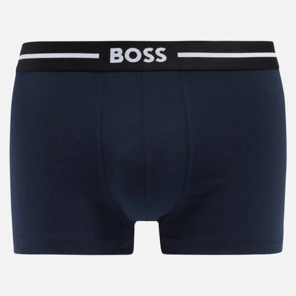 Underwear|BOSS Bodywear Three-Pack Bold Stretch-Cotton Boxer Trunks - S