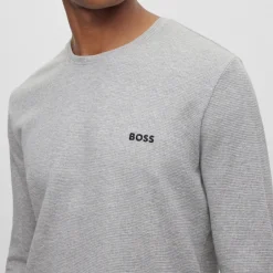 T-Shirts|T-Shirts|Dr. Martens BOSS Bodywear Waffle-Knit Cotton-Blend T-Shirt - S