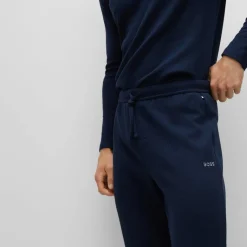Trousers|Loungewear|Dr. Martens BOSS Bodywear Waffle-Knit Cotton-Blend Pants - S