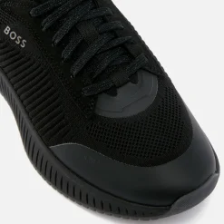 Trainers|Dr. Martens BOSS Men's Jonah Runn Mesh and Faux Leather Trainers - UK 7