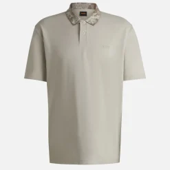 Polo Shirts|Dr. Martens BOSS Orange Jungle Collar Cotton-Piqué Polo Shirt - S