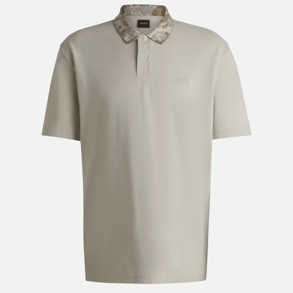 Polo Shirts|Dr. Martens BOSS Orange Jungle Collar Cotton-Piqué Polo Shirt - S