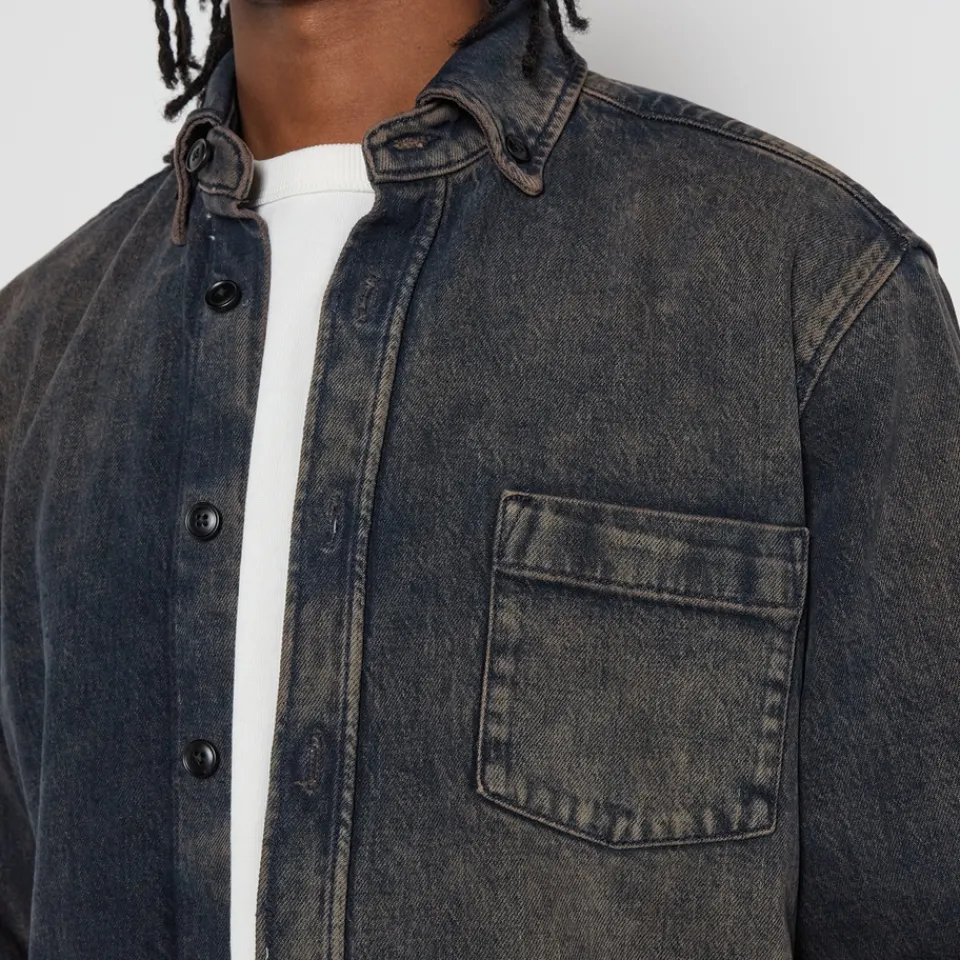 Jackets|Coats|Dr. Martens BOSS Orange Lambey Regular Fit Denim Jacket - L