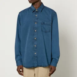 Shirts|Shirts|AMI BOSS Orange Lamboo Cotton-Twill Shirt - XL