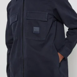 Shirts|Shirts|Dr. Martens BOSS Orange Lovel Zip Thru Twill Overshirt - M