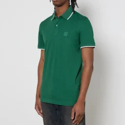 Polo Shirts|Dr. Martens BOSS Orange Passertip Stretch Cotton-Piqué Polo Shirt - S