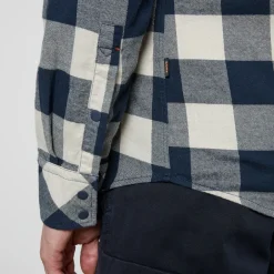 Shirts|Shirts|BOSS Orange Riou Checked Brushed Cotton Shirt - S