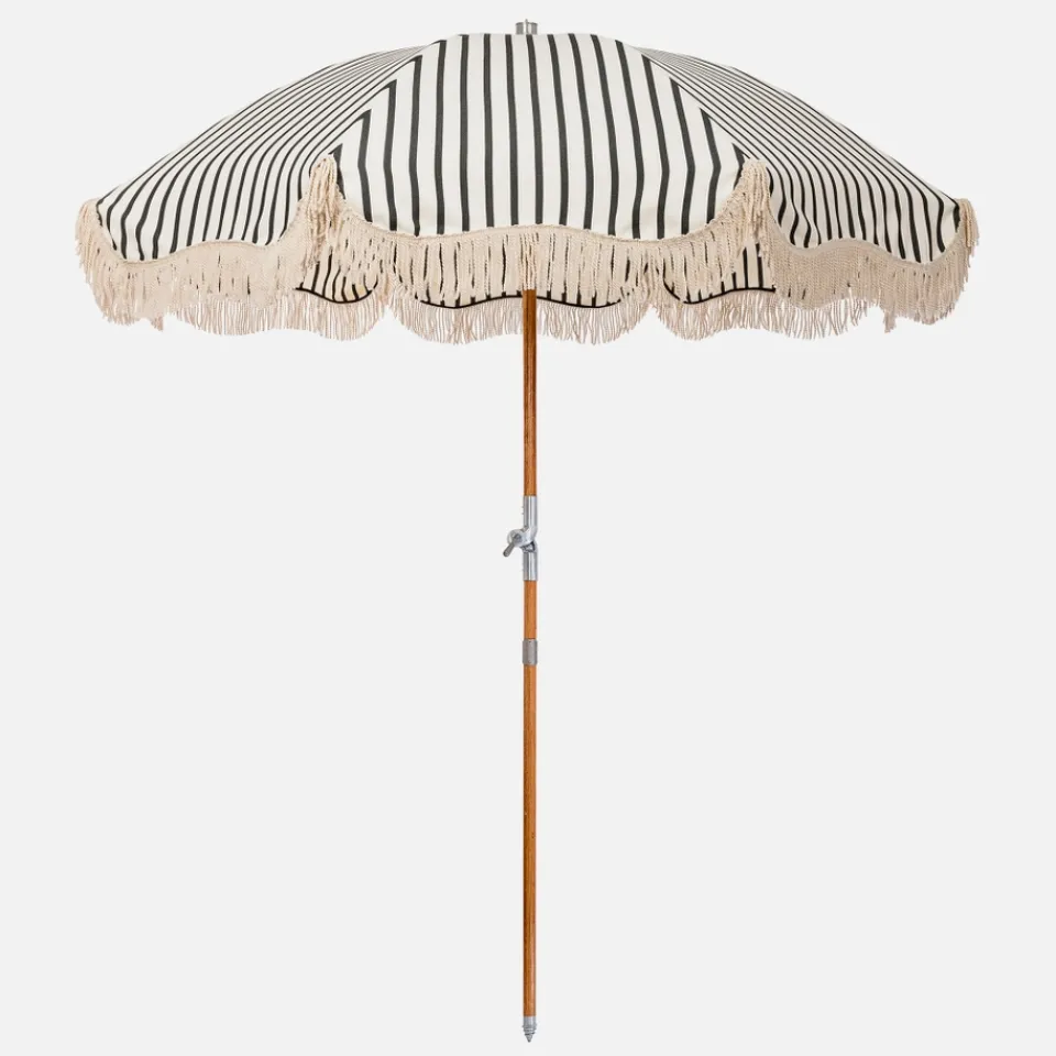 Outdoors|Dr. Martens Business & Pleasure Premium Umbrella - Monaco Black Stripe