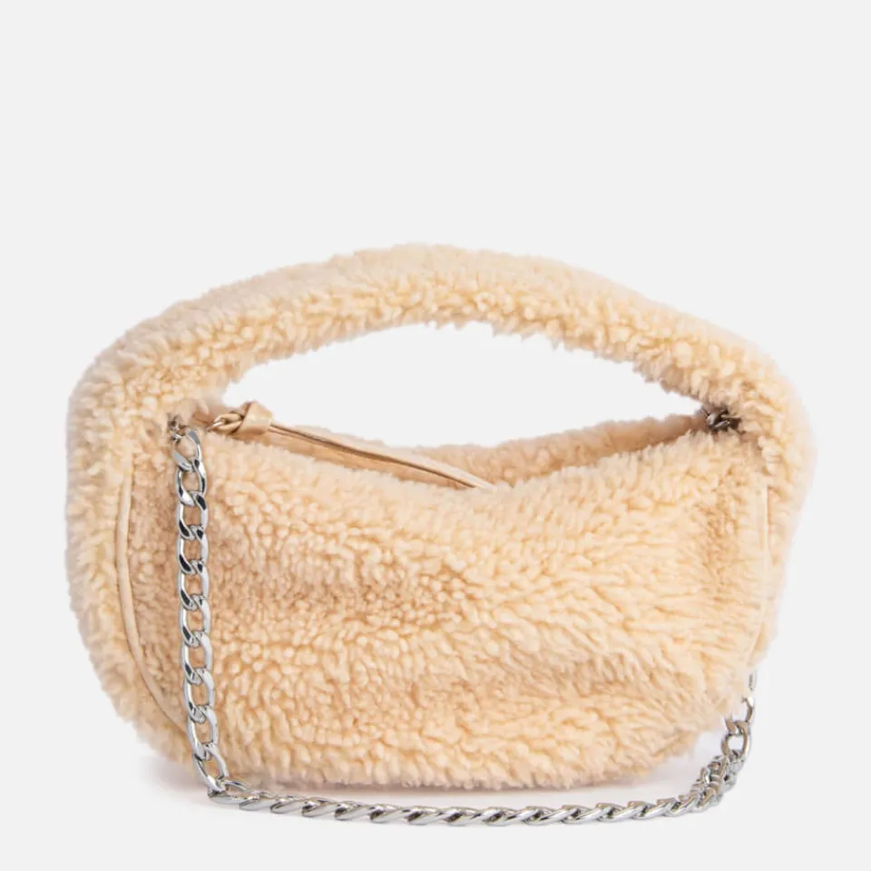 Bags|BY FAR Baby Cush Shearling Bag