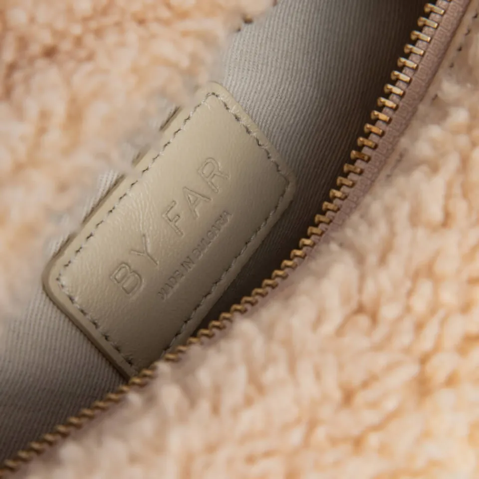 Bags|BY FAR Baby Cush Shearling Bag