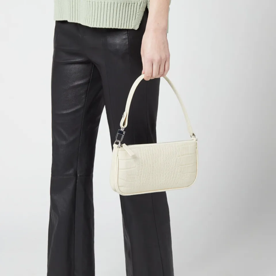 Bags|BY FAR Rachel Croc-Effect Leather Bag